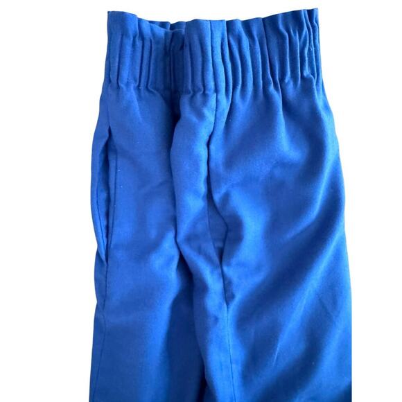 J.Crew Royal Blue Mini Skirt Size 4 Wool Blend Elastic Waist Pull-On Lined - Picture 6 of 8